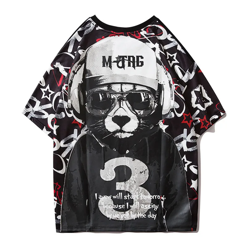Hip Hop M-TAG Printed Bear Shirt Men Summer Fashion Color Block Patch Letter Print T Shirt Men Oversize Lovers T Shirt Tops Tee
Hip Hop M-TAG Printed Bear Shirt Men Summer Fashion Color Block Patch Letter Print T Shirt Men Oversize Lovers T Shirt Tops Tee
