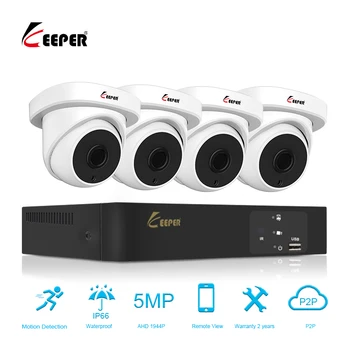 Keeper 4CH 5MP AHD camera Kit CCTV Camera System 4PCS 5.0mp Security Camera IP66 Outdoor Video Surveillance System APP View 
Keeper 4CH 5MP AHD camera Kit CCTV Camera System 4PCS 5.0mp Security Camera IP66 Outdoor Video Surveillance System APP View