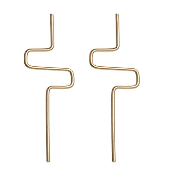 Pendientes Brincos And American Earrings Simple Alloy Irregular Geometric Studs Female Personality Exaggerated Long Curved Line
Pendientes Brincos And American Earrings Simple Alloy Irregular Geometric Studs Female Personality Exaggerated Long Curved Line