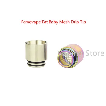 Rainbow/Silver 810 Drip Tip Stainless Steel Anti Spit Back Mouthpiece for Famovape Fat Baby Mesh Tank
Rainbow/Silver 810 Drip Tip Stainless Steel Anti Spit Back Mouthpiece for Famovape Fat Baby Mesh Tank