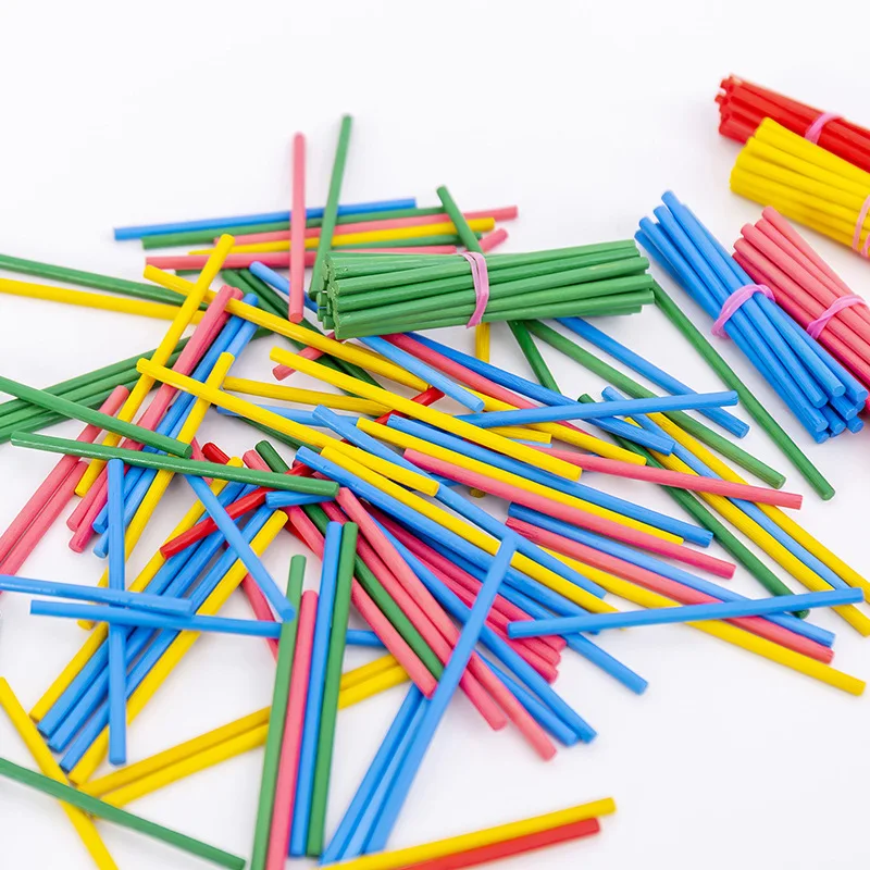 150PCS Color stick Count the sticks Children's mathematics teaching aids Addition and subtraction Counting tool
150PCS Color stick Count the sticks Children's mathematics teaching aids Addition and subtraction Counting tool