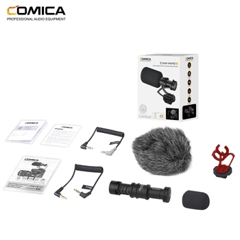 COMICA CVM-10II Full Metal MINI on camera case no included Video Microphone with Shock-Mount for Smartphone/Gopro
COMICA CVM-10II Full Metal MINI on camera case no included Video Microphone with Shock-Mount for Smartphone/Gopro