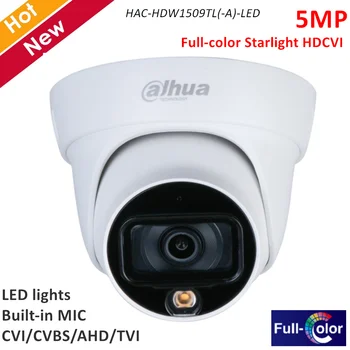 Dahua 5MP HDCVI Camera Full color Starlight Camera CCTV 20m LED distance Built-in MIC (-A) Warm Supplemental lights Security cam
Dahua 5MP HDCVI Camera Full color Starlight Camera CCTV 20m LED distance Built-in MIC (-A) Warm Supplemental lights Security cam