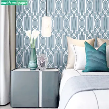 0.53x10m 3D non-woven blue geometric plaid pattern wallpaper kids room living room bedroom TV background wall paper
0.53x10m 3D non-woven blue geometric plaid pattern wallpaper kids room living room bedroom TV background wall paper