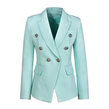 3Xl 2019 European American High Street Slim Plus Size Blazer Notched Candy Color High Quality Solid Office Elegant Blazers 
3Xl 2019 European American High Street Slim Plus Size Blazer Notched Candy Color High Quality Solid Office Elegant Blazers