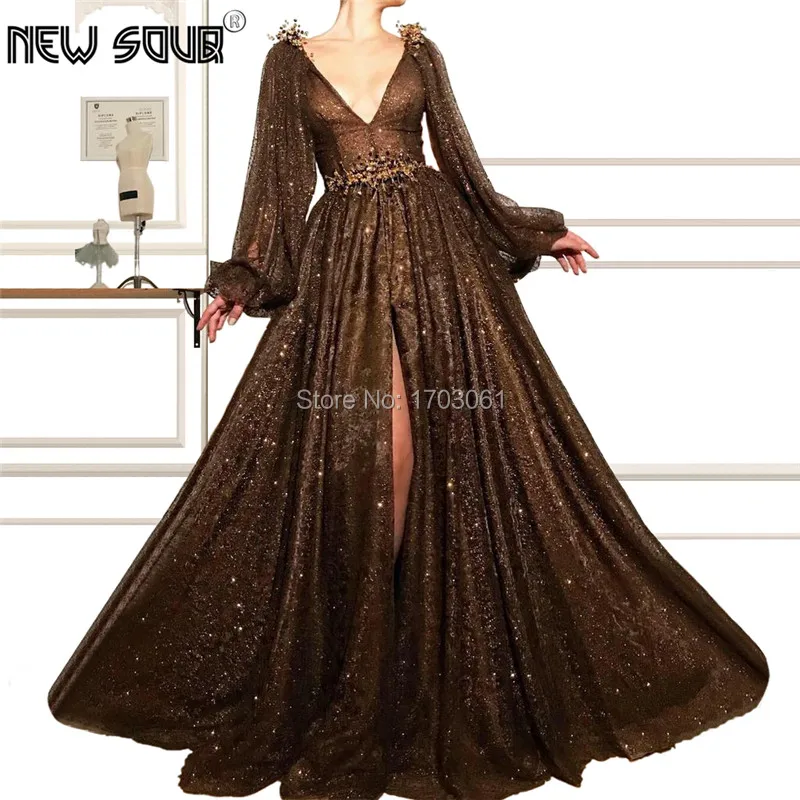 Sparkly Brown Beading Prom Dresses New 2019 Diamond Crystal Muslim Evening Dress Robe De Soiree Kaftan Islamic Party Custom Made
Sparkly Brown Beading Prom Dresses New 2019 Diamond Crystal Muslim Evening Dress Robe De Soiree Kaftan Islamic Party Custom Made