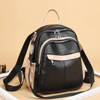 New Backpack Women New Korean Fashion Wild Backpack Women Backpack Soft Leather Women Casual Travel Bag
New Backpack Women New Korean Fashion Wild Backpack Women Backpack Soft Leather Women Casual Travel Bag