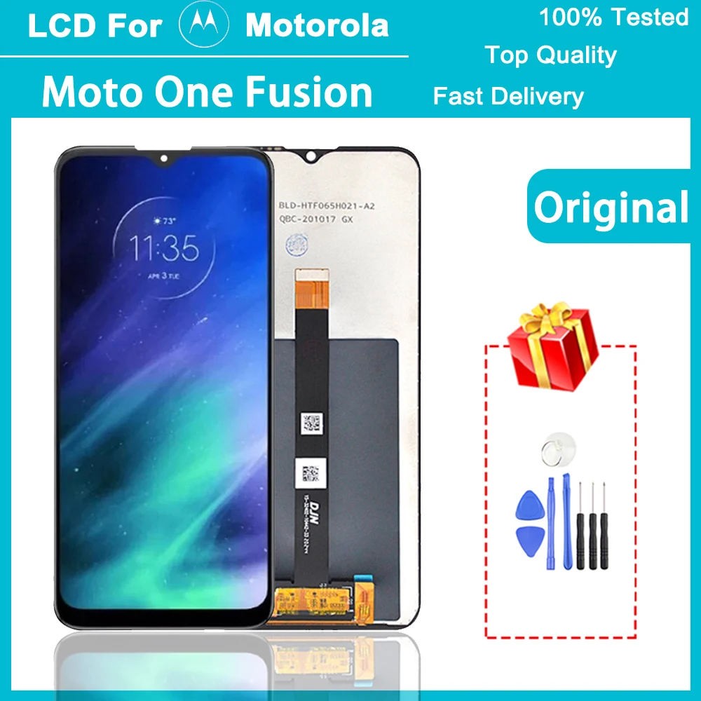 

6.53" Original Display For Motorola MOTO One Fusion LCD Touch Screen Digitizer Assembly For Moto One Fusion Display Replaceable