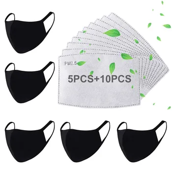 5PCS Mouth Masks +10PCS Filters Windproof Foggy Haze Pollution Mouth Cover Fliter Washable and Reusable Face sheild Mascarilla
5PCS Mouth Masks +10PCS Filters Windproof Foggy Haze Pollution Mouth Cover Fliter Washable and Reusable Face sheild Mascarilla