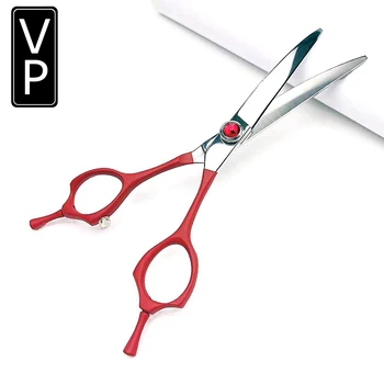 VP 440C 6 Inch Ruby Cutting Curved Dog Grooming Scissors Animal Scissors Up Curved Shears Professional Pet Scissors
VP 440C 6 Inch Ruby Cutting Curved Dog Grooming Scissors Animal Scissors Up Curved Shears Professional Pet Scissors