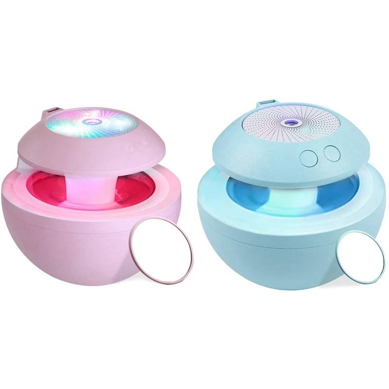 2Pcs Portable Usb Humidifier,Mini Fan,Led Projection,Abs Mirror,500Ml Cool Mist Humidifiers - Blue & Pink
2Pcs Portable Usb Humidifier,Mini Fan,Led Projection,Abs Mirror,500Ml Cool Mist Humidifiers - Blue & Pink