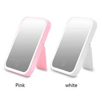 Portable Makeup Mirror LED/ 10X mirror Natural Light Refill Angle Adjustable Touch Control Brightness Dimmable Lights Women
Portable Makeup Mirror LED/ 10X mirror Natural Light Refill Angle Adjustable Touch Control Brightness Dimmable Lights Women