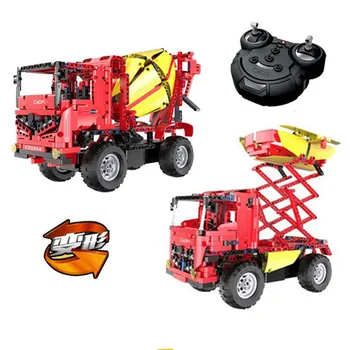 Technic Series Remote Control Rc Mixer Truck Engineering Building Block Compatible 51014
Technic Series Remote Control Rc Mixer Truck Engineering Building Block Compatible 51014