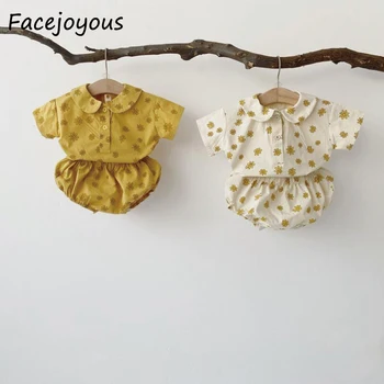 2020 New Summer Baby Girls Clothing Set Children Daisy Pattern Tops And Cotton Pants 2 Pieces Suit Kids Yellow And Beige Clothes
2020 New Summer Baby Girls Clothing Set Children Daisy Pattern Tops And Cotton Pants 2 Pieces Suit Kids Yellow And Beige Clothes