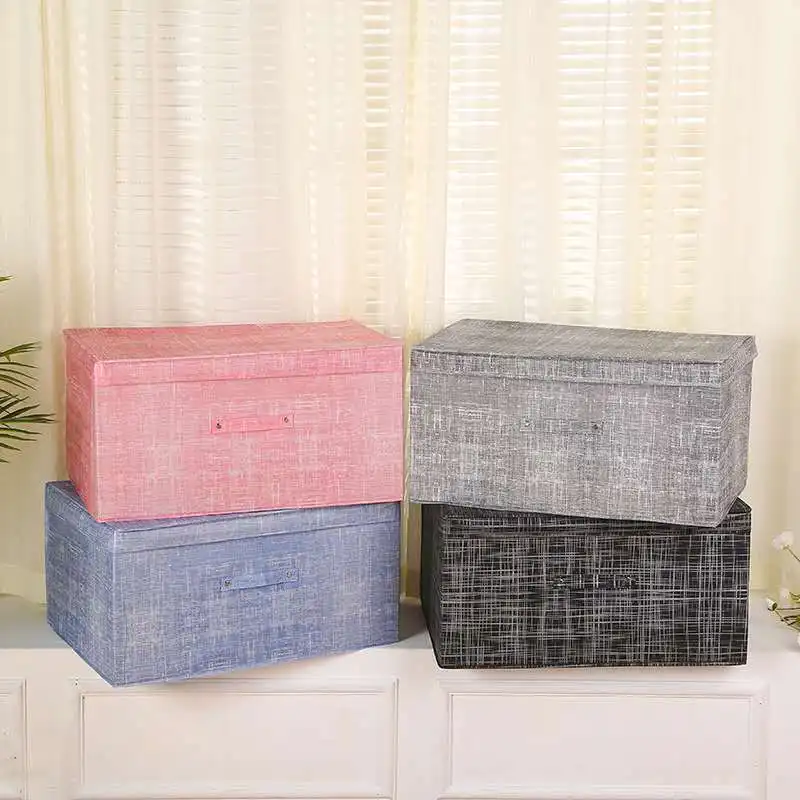 30L/60L/72 storage storage box household toys and sundries folding storage box canvas large capacity clothes box with lid
30L/60L/72 storage storage box household toys and sundries folding storage box canvas large capacity clothes box with lid