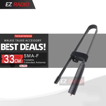 Tactical Antenna SMA-Female Dual Band VHF UHF 144/430Mhz Foldable Antenna Walkie Talkie UV-5R UV-82 UV-5R UV-9R PLUS SMA-F
Tactical Antenna SMA-Female Dual Band VHF UHF 144/430Mhz Foldable Antenna Walkie Talkie UV-5R UV-82 UV-5R UV-9R PLUS SMA-F