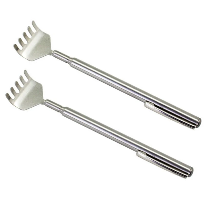 10Pcs Stainless Steel Telescopic Portable Adjustable Size Pen Clip Telescopic Back Scratcher Itch Scratch Massage Tool
10Pcs Stainless Steel Telescopic Portable Adjustable Size Pen Clip Telescopic Back Scratcher Itch Scratch Massage Tool