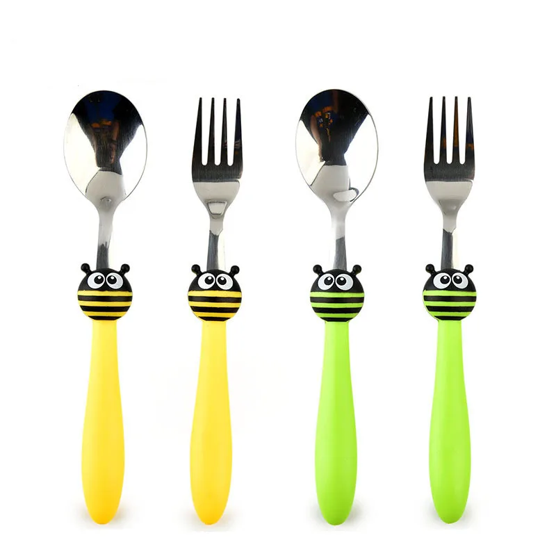 Student Tableware Spoon Fork Cartoon Cute Ladybug Two-piece Set 402 Stainless Steel Cutlery Set Kitchen Accessories
Student Tableware Spoon Fork Cartoon Cute Ladybug Two-piece Set 402 Stainless Steel Cutlery Set Kitchen Accessories