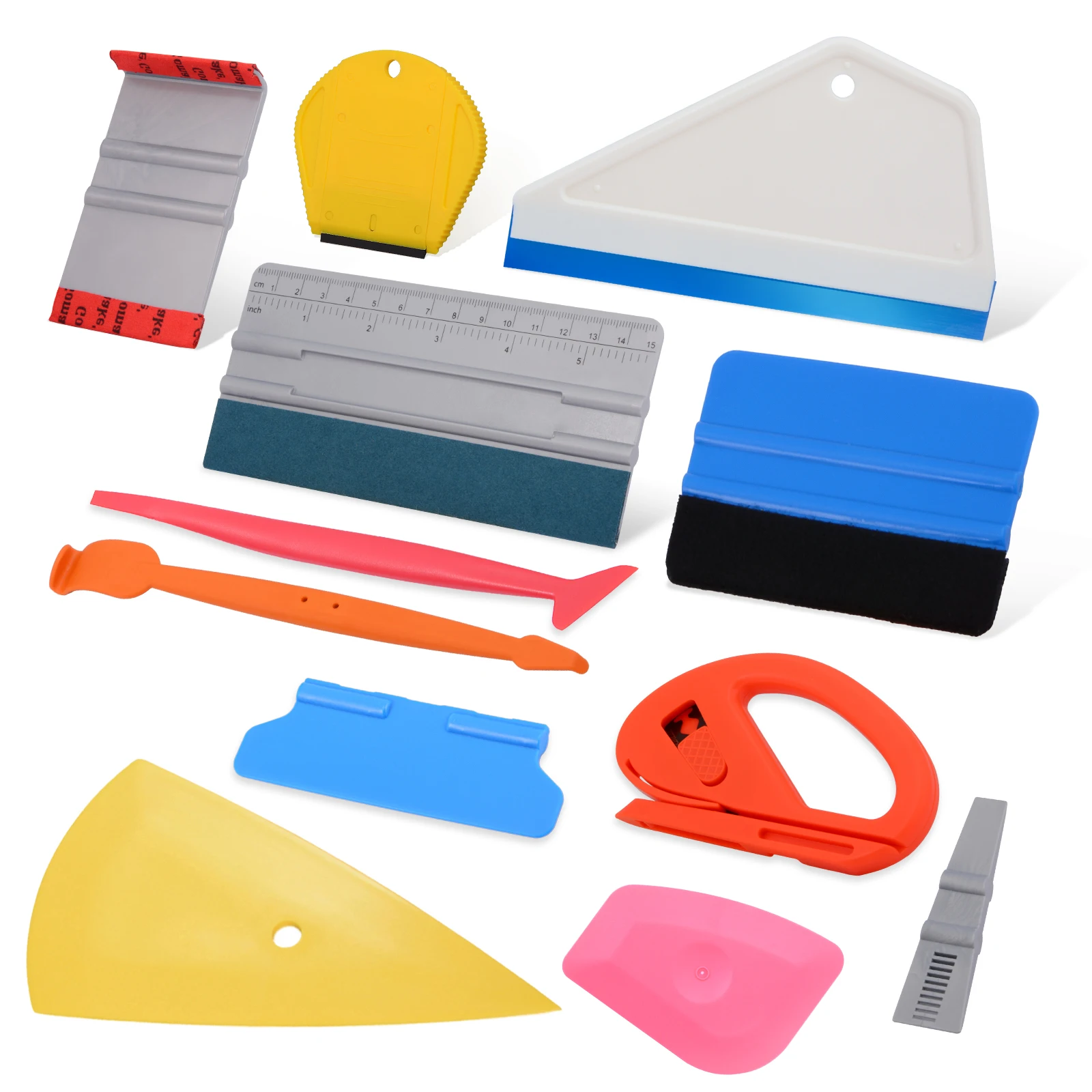 EHDIS Vinyl Wrpping Tools Set Suede Felt Soft Scale Squeegee Magnet Scraper Car Sticker Wrap Tool Window Tint Clean Remover Kit
EHDIS Vinyl Wrpping Tools Set Suede Felt Soft Scale Squeegee Magnet Scraper Car Sticker Wrap Tool Window Tint Clean Remover Kit