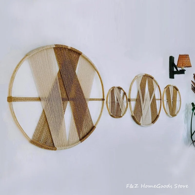 Nordic Circle Wooden Macrame Wall Tapestry 4 H6cf7abd91755421bbd5f3fae2fc0b459y