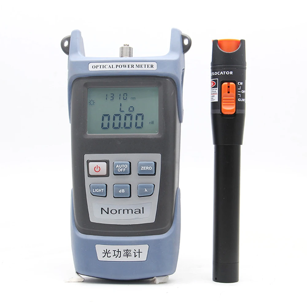 Auto Switch Optical Power Meter FTTH Fiber Optic Tool Kit 10MW Visual Fault Locator Testing Pen Set With Backlight -70-10dbm
Auto Switch Optical Power Meter FTTH Fiber Optic Tool Kit 10MW Visual Fault Locator Testing Pen Set With Backlight -70-10dbm