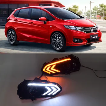 Suitable for 18-Fit Daytime Running Lamp Honda New Style Fit Gk5 with Modified LED Daytime Running Lamp Front Fog
Suitable for 18-Fit Daytime Running Lamp Honda New Style Fit Gk5 with Modified LED Daytime Running Lamp Front Fog