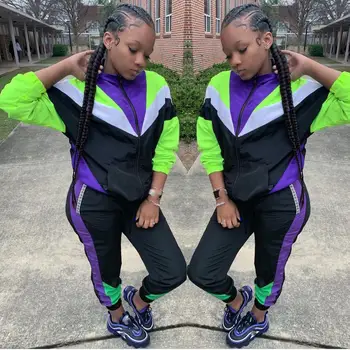 2019 Fall Casual 2 Piece Set Turtleneck Women Tracksuits Hit Color Sweatshirt And Pant Matching Set Loose Two Piece Outfit
2019 Fall Casual 2 Piece Set Turtleneck Women Tracksuits Hit Color Sweatshirt And Pant Matching Set Loose Two Piece Outfit