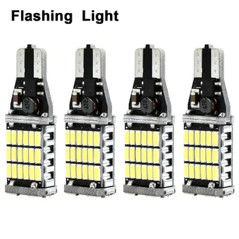 4pcs T15 Decoding Light Car LED Reversing Light Car Turning Light Backup Light for T15 W16W 4014 45SMD
4pcs T15 Decoding Light Car LED Reversing Light Car Turning Light Backup Light for T15 W16W 4014 45SMD