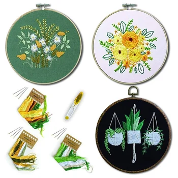 Embroidery Starter Kit with Pattern and Instructions, Full Range of Stamped Embroidery Kits with Embroidery Cloth
Embroidery Starter Kit with Pattern and Instructions, Full Range of Stamped Embroidery Kits with Embroidery Cloth