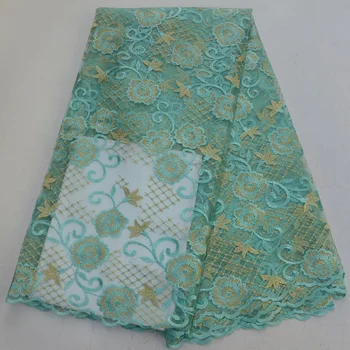 5yards/pc beautiful mint green African French net lace fabric embroidered tulle lace fabric for party dress 10colors FLP1017
5yards/pc beautiful mint green African French net lace fabric embroidered tulle lace fabric for party dress 10colors FLP1017