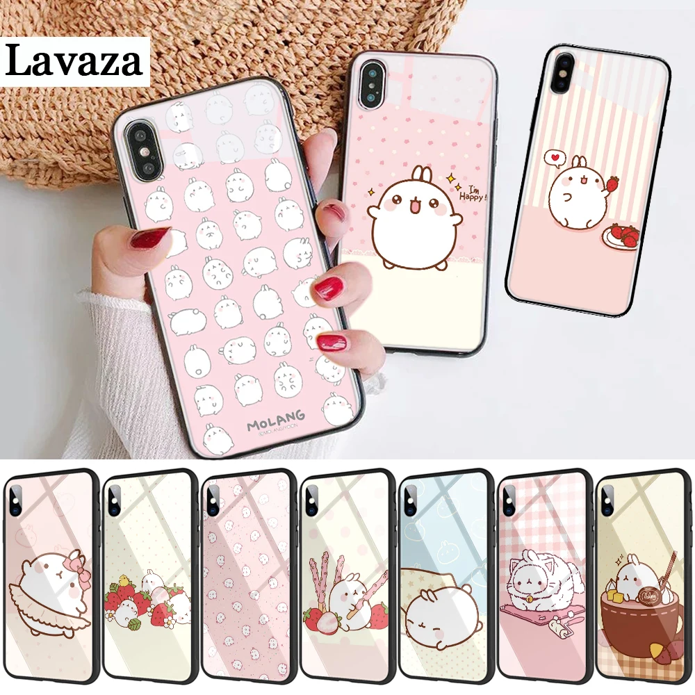 103d милый Kawaii Box картофель стеклянный чехол для Huawei P10 P20 P30 Lite Pro P Smart Y6 Primr Y9 Mate 20 Honor 7A