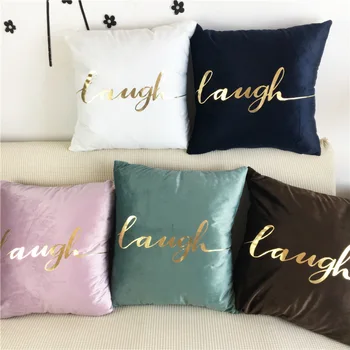 Velvet Throw Pillows Simple Net Red Solid Color Pillowcase High-grade Hot Stamping Cushion Cover Light Pink Decorative Home 
Velvet Throw Pillows Simple Net Red Solid Color Pillowcase High-grade Hot Stamping Cushion Cover Light Pink Decorative Home