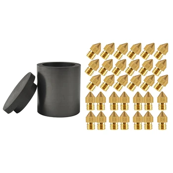 1 Pcs High Density Graphite Crucible Cup with Lid & 1 Set Mk8 Extruder Print Head for Makerbot Creality Cr-10
1 Pcs High Density Graphite Crucible Cup with Lid & 1 Set Mk8 Extruder Print Head for Makerbot Creality Cr-10