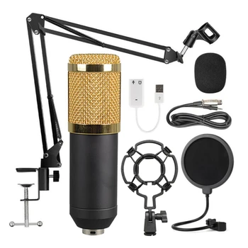 BM-800 Suspension Microphone Kit, 360 degree Universal Desktop Bedside Cantilever Bracket Live Broadcast K Song Kit
BM-800 Suspension Microphone Kit, 360 degree Universal Desktop Bedside Cantilever Bracket Live Broadcast K Song Kit