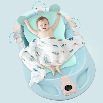 Baby Bath Seat Support Mat Foldable Baby Bath Tub Pad & Chair Newborn Bathtub Pillow Infant Anti-Slip Soft Comfort Body Cushion
Baby Bath Seat Support Mat Foldable Baby Bath Tub Pad & Chair Newborn Bathtub Pillow Infant Anti-Slip Soft Comfort Body Cushion