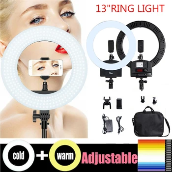 Pixco RL-240 13'' LED Ring Light Photography 36W 3200K-5600K 240pcs Bulbs With Remote
Pixco RL-240 13'' LED Ring Light Photography 36W 3200K-5600K 240pcs Bulbs With Remote