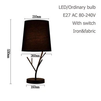 Fabric Table Lamp Simple Creative Desk Lamp Nordic Iron Modern LED E27 with 2 Colors Bed Room LED Bulbs Touch On/off Switch 0-5W 
Fabric Table Lamp Simple Creative Desk Lamp Nordic Iron Modern LED E27 with 2 Colors Bed Room LED Bulbs Touch On/off Switch 0-5W