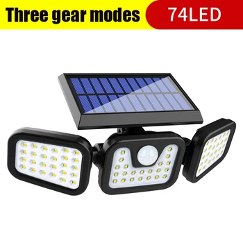 2Pack Solar Lights Outdoor Solar Motion Sensor Wall Lights 3 Adjustable Heads LED Flood Light for Parking Yard Garden
2Pack Solar Lights Outdoor Solar Motion Sensor Wall Lights 3 Adjustable Heads LED Flood Light for Parking Yard Garden