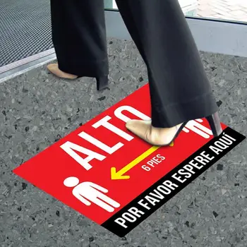 1pc Socially Isolated Floor Sticker Decals Public Area Mark Non-slip Safety Keep Feet Distance Protective 6 Away Sign Equip S0X7
1pc Socially Isolated Floor Sticker Decals Public Area Mark Non-slip Safety Keep Feet Distance Protective 6 Away Sign Equip S0X7