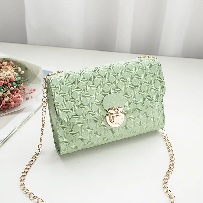 Korean-style Women's Embossed Lock Square Sling Bag 2019 Summer And Autumn New Style One-Shoulder Chain Oblique Bag
Korean-style Women's Embossed Lock Square Sling Bag 2019 Summer And Autumn New Style One-Shoulder Chain Oblique Bag