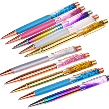 100Pieces Luxury Quicksand Ballpoint Flow Oil Crystal Foil Copper Colorful Gold Powder Dynamic Liquid Sand Pen Office Supplies
100Pieces Luxury Quicksand Ballpoint Flow Oil Crystal Foil Copper Colorful Gold Powder Dynamic Liquid Sand Pen Office Supplies