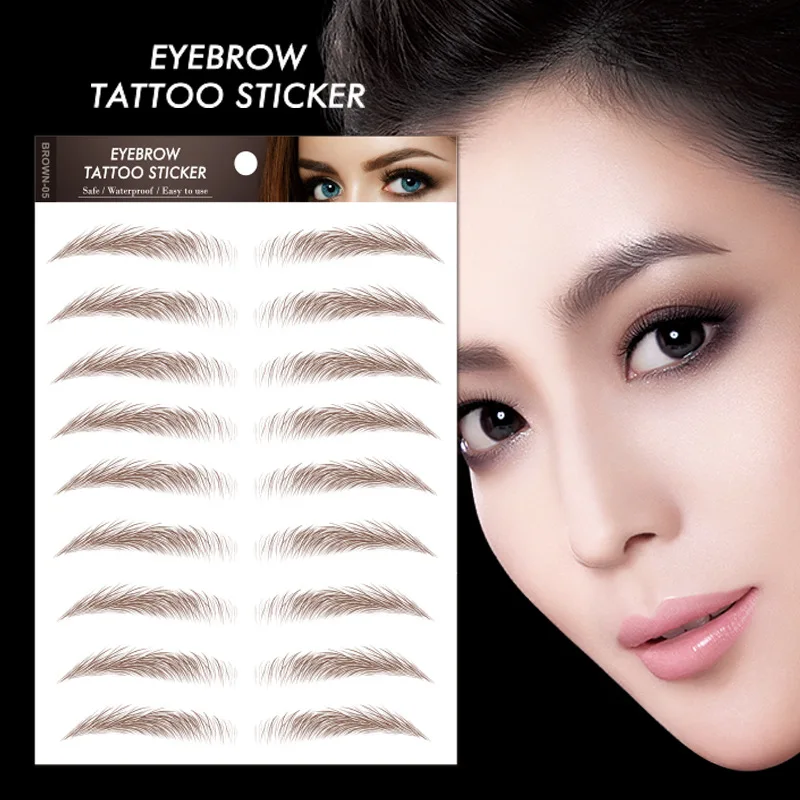 6D Imitation Brown Eyebrow Paste Semi Black Eyebrow Pattern Embroidered Eyebrow Paste Lazy People Waterproof And Natural
6D Imitation Brown Eyebrow Paste Semi Black Eyebrow Pattern Embroidered Eyebrow Paste Lazy People Waterproof And Natural