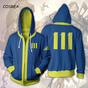 Game Fallout 4 Cosplay Hoodies Sweatshirts 3D Print Hoody Hoodies Pullover Coat Jacket Halloween Costumes Zipper Plus 5XL Adult
Game Fallout 4 Cosplay Hoodies Sweatshirts 3D Print Hoody Hoodies Pullover Coat Jacket Halloween Costumes Zipper Plus 5XL Adult