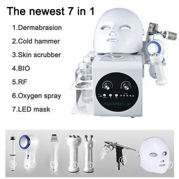 7 in 1 Hydro Dermabrasion Skin Care Beauty Machine Water Oxygen Jet Hydro Diamond Peeling Microdermabrasion LED mask
7 in 1 Hydro Dermabrasion Skin Care Beauty Machine Water Oxygen Jet Hydro Diamond Peeling Microdermabrasion LED mask