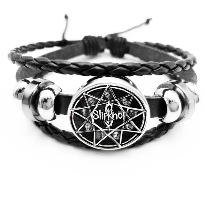 2019 New Hot Latest Fashion Rock Band Men's Glass Badge Glass Convex Round Hip Hop Men's Leather Bracelet
2019 New Hot Latest Fashion Rock Band Men's Glass Badge Glass Convex Round Hip Hop Men's Leather Bracelet