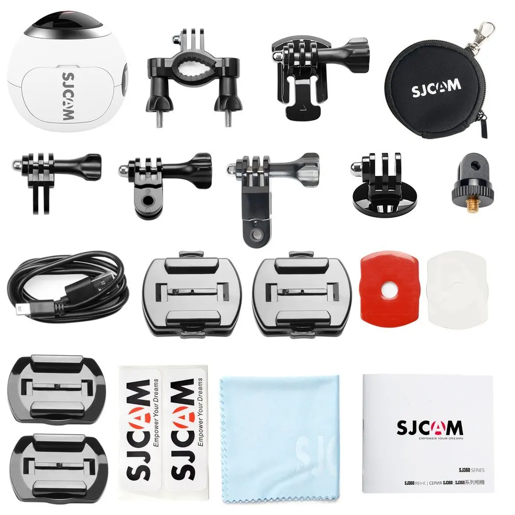 SJCAM SJ360 Panoramic Motion Camera 360 Degree VR Camera Special Sport Diving Camera Aerial Photography Bicycle Camera
SJCAM SJ360 Panoramic Motion Camera 360 Degree VR Camera Special Sport Diving Camera Aerial Photography Bicycle Camera