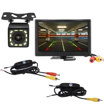 Wireless New 5 Inch Car Monitor TFT LCD Screen HD Digital Color Car License plate Rear View Camera Kit Support VCD/DVD
Wireless New 5 Inch Car Monitor TFT LCD Screen HD Digital Color Car License plate Rear View Camera Kit Support VCD/DVD