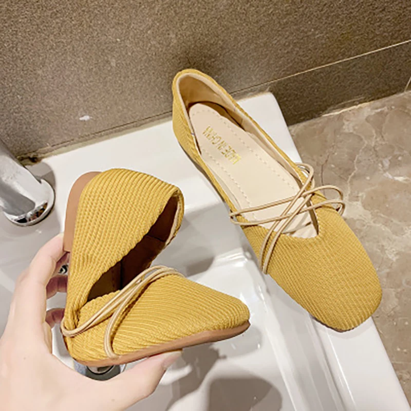 The New Women Flats Spring Autumn All-match Cross Strap Woman Ballet Flats Shoes Comfortable Office Ladies Work Shoes
The New Women Flats Spring Autumn All-match Cross Strap Woman Ballet Flats Shoes Comfortable Office Ladies Work Shoes
