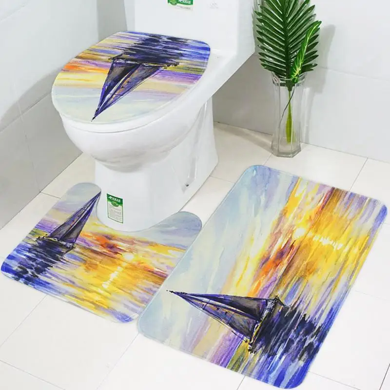 3pcs/set Non Slip Shower Mat Toilet Lid Pad Floor Carpet Home Bathroom Supply Bath Mat Rugs Home Decor Bathroom Products
3pcs/set Non Slip Shower Mat Toilet Lid Pad Floor Carpet Home Bathroom Supply Bath Mat Rugs Home Decor Bathroom Products