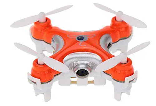 

MeterMall Cheerson CX-10C CX10C Mini 2.4G 4CH 6 Axis Nano RC Quadcopter with Camera RTF Mode 2 (Orange)